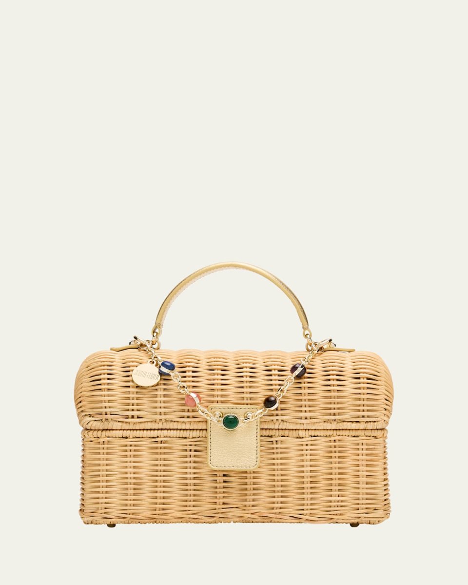 Isla Basket Top-Handle Bag